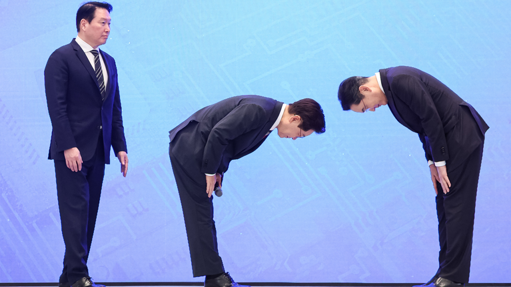 곽노정 사장, 용인 클러스터 지원 요청했으나 대통령, 지방 균형 발전 강조하며 완곡히 거절