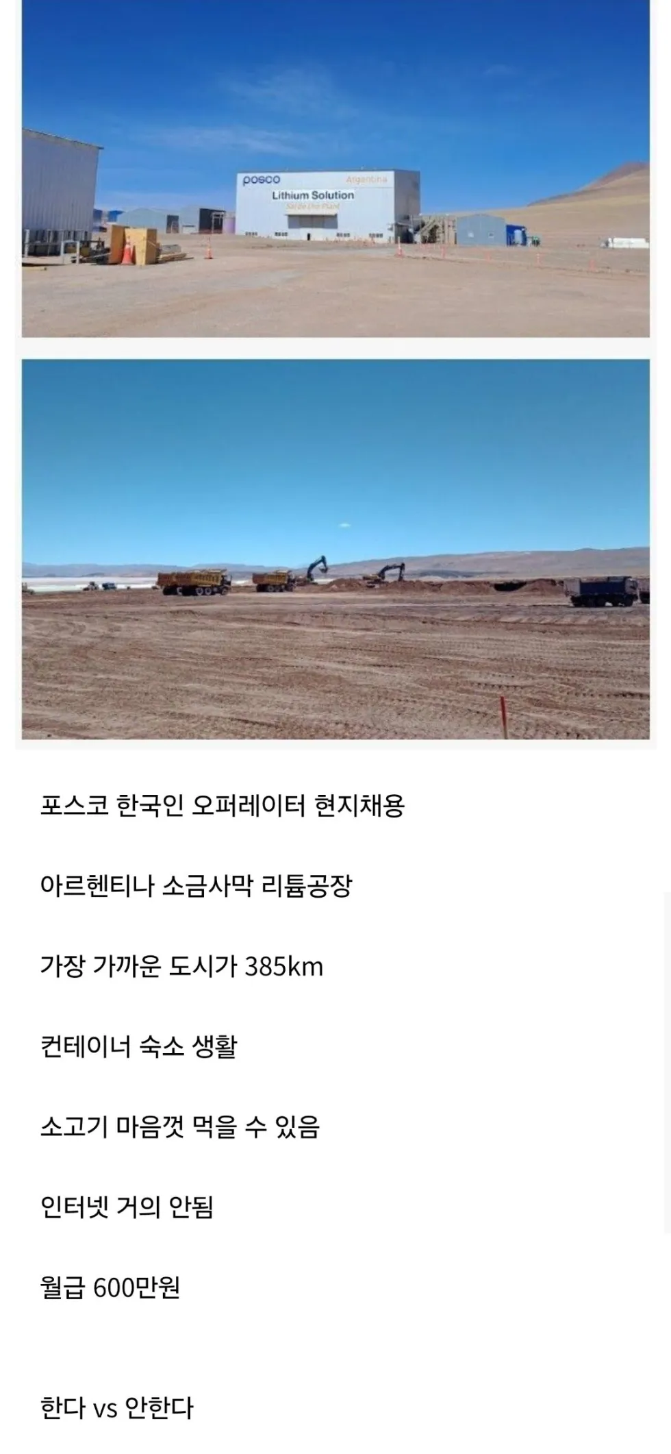 월급 600만원, 할까 말까