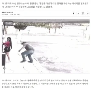 멕시코 길거리에서 겪은 성추행