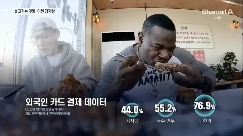 요즘 한국 감자탕 소식