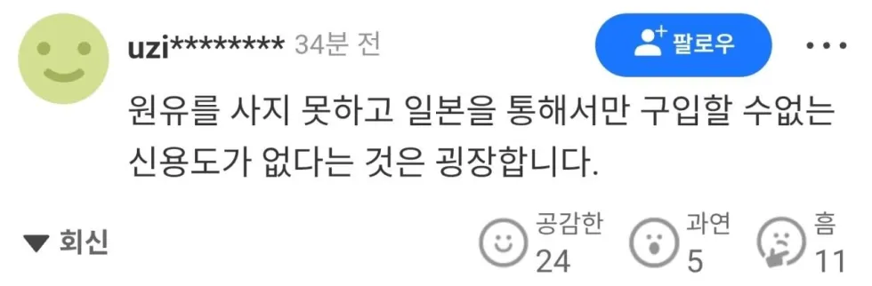 일본 넷우익이 생각하는 한국 경제
