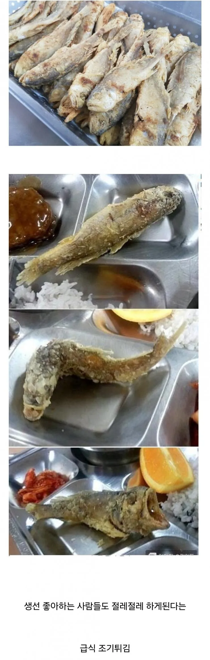 혐오하는 사람이 많은 급식 메뉴