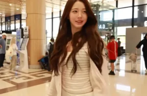 장원영 논란 후 오늘 공항 출국 사진