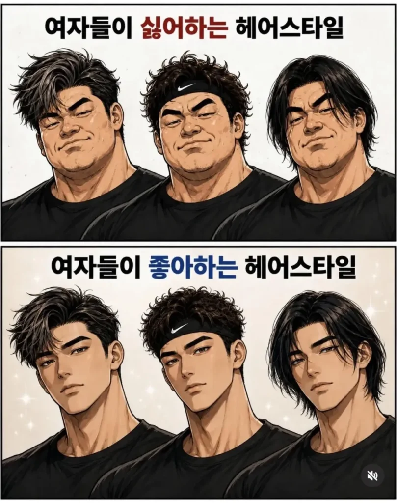 여자들이 싫어하는 헤어스타일 1-2-3위