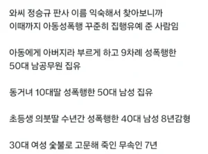 아동 성폭행 사건 집행유예 판사, 꾸준히 논란