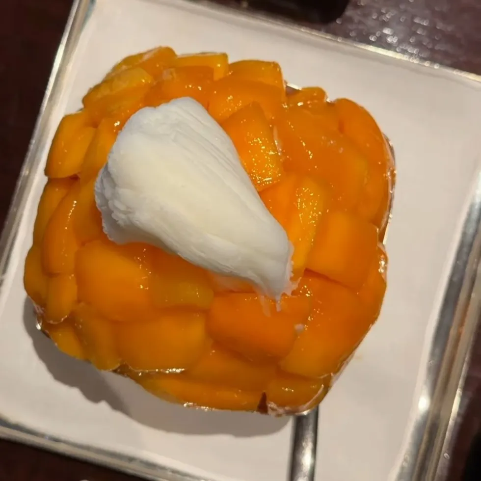 신라호텔 망고빙수 가격, 13만원으로 올랐어요