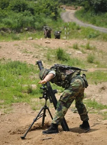 81mm 박격포 사격 훈련 실시