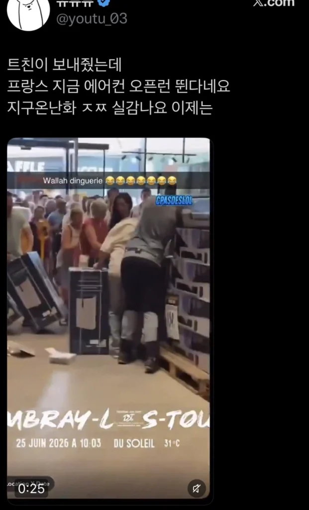 유럽인, 아시아 여름 간접 체험 중
