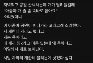 개에게 개라고 말했는데 비난받았습니다