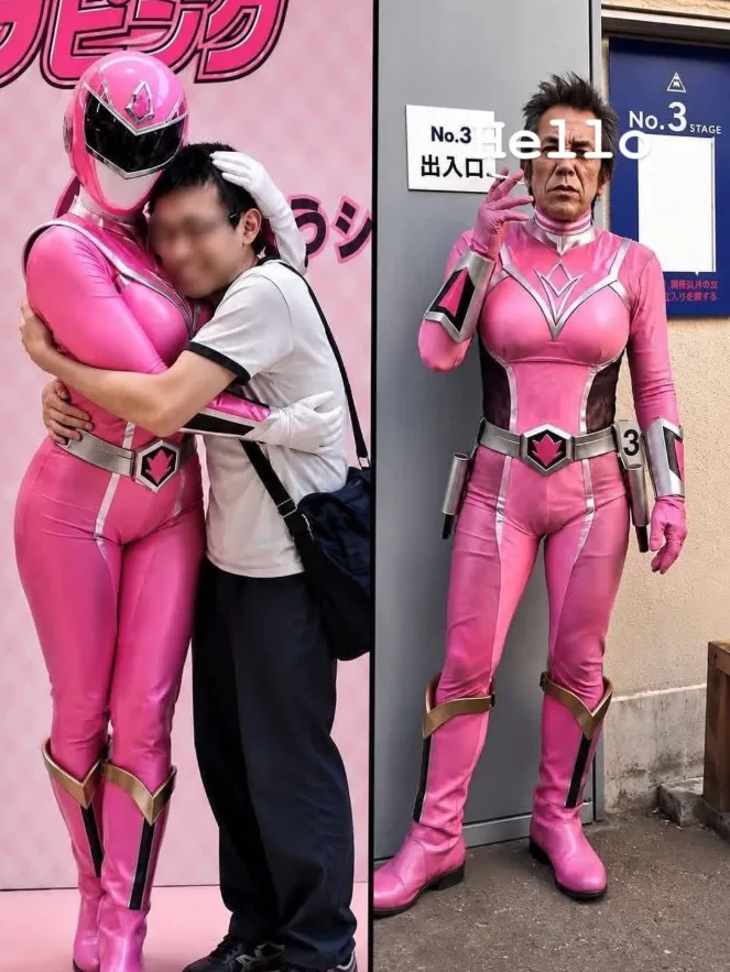 핑크 레인저의 의외의 모습.jpg