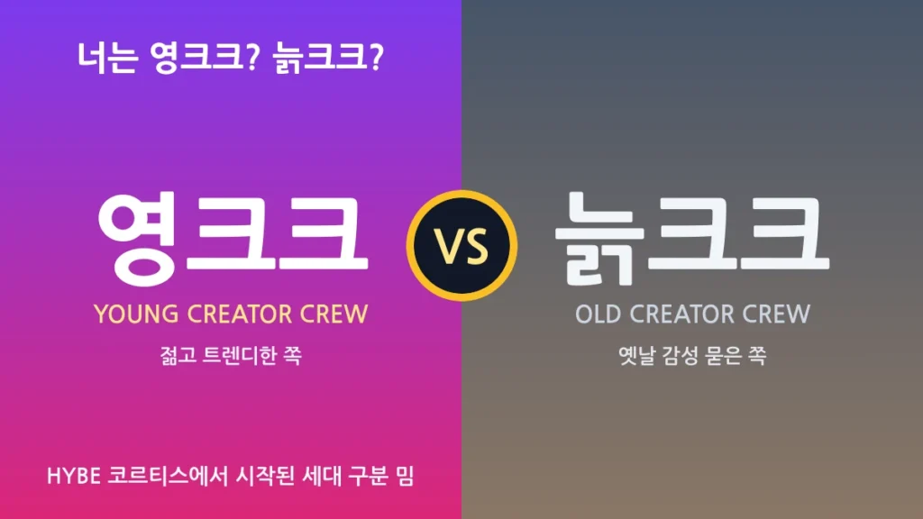 영크크 vs 늙크크 (올크크)