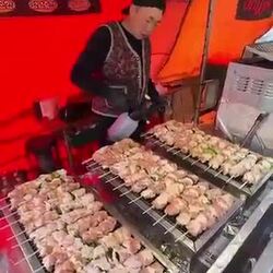 꼬치 닭