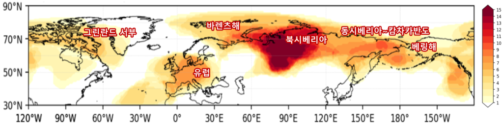 북시베리아 고온 현상, 한국-유럽 날씨 뒤바꾼 원인으로 지목
