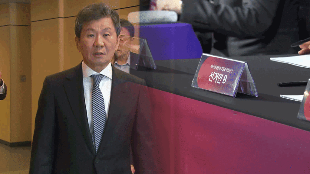 축구협회, 또다시 불거진 정몽규 후보 지지 요청 의혹