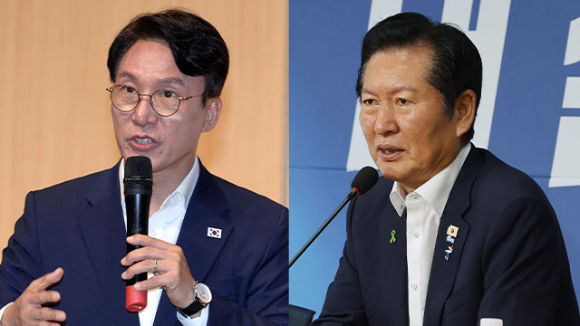 김민석, 정청래 겨냥 '반명' 비판…정청래, '대통령 수호' 의지 강조