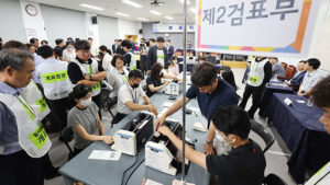 경남 통영시장 선거, 44표 차이 승패에 따른 재검표 절차 진행