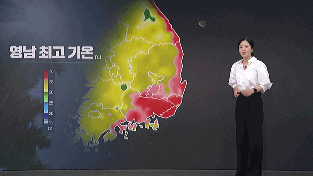 122년 만의 기록적 부산 폭염, 바람 방향 변화가 결정적 요인