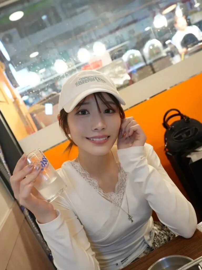 일본 여배우, 광장시장 방문