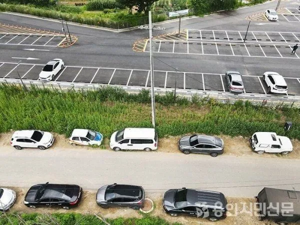 한국의 특이한 주차 문화