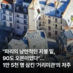 프랑스 파리 지붕, 폭염으로 인해 최악의 상황에