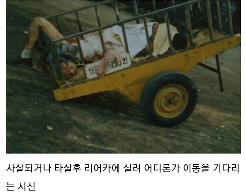 배재고, 5.18 광주 관련 사진 주의