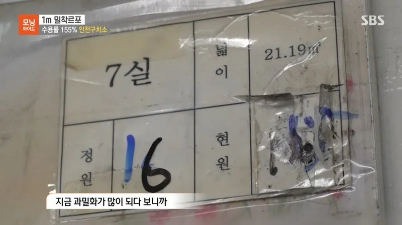 현재 심각하다는 인천구치소 과밀수용 근황.news