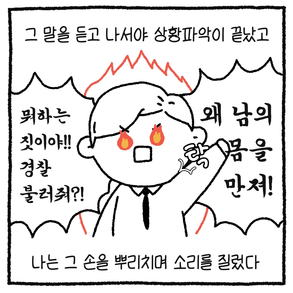 남자 변호사가 길거리에서 성추행 당한 썰. manhwa