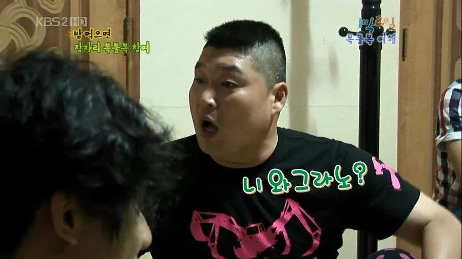 강호동 사투리 '노' 논란, 일베 이전인가?