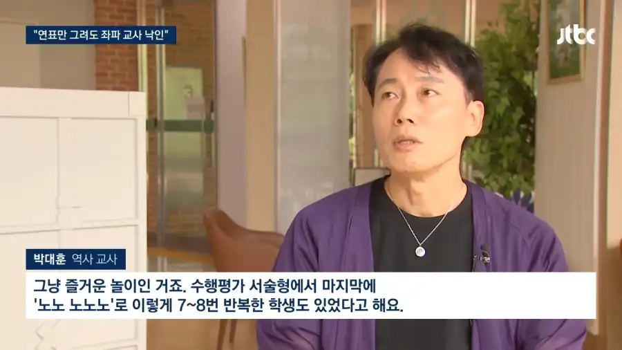 한국 역사 선생님들이 언급하는 학생들의 일베 현상