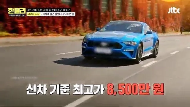 건물 관리인이 타인 스포츠카를 만지다 (한블리)
