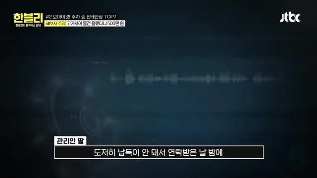 건물 관리인이 타인 스포츠카를 만지다 (한블리)