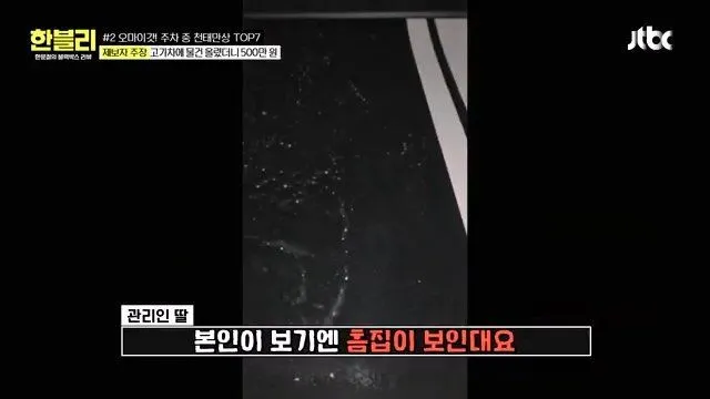 건물 관리인이 타인 스포츠카를 만지다 (한블리)