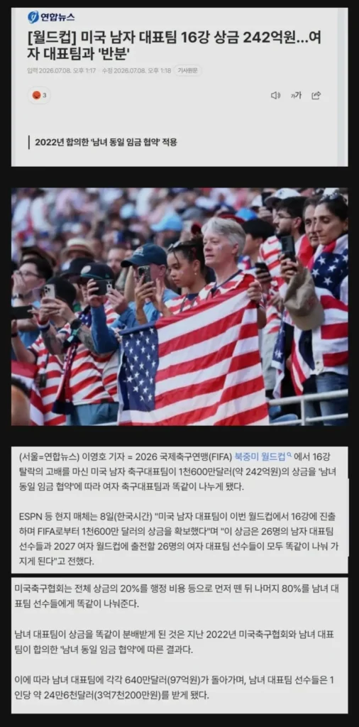 미국 축구계의 최신 소식