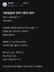 철도 위 블라인드에 부딪힌 여성