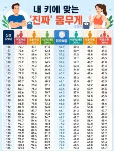 나에게 적합한 '이상적인' 체중