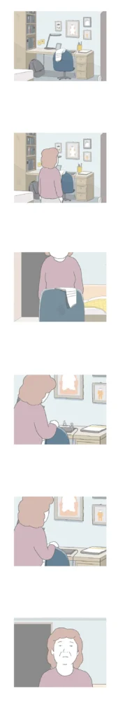 오랜만에 집에 돌아온 엄마, 암 투병 아들을 간호하던 중.manhwa