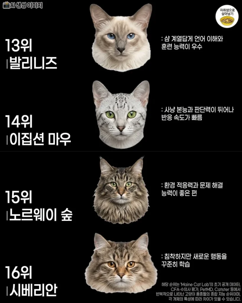 고양이 품종별 지능 순위 .jpg