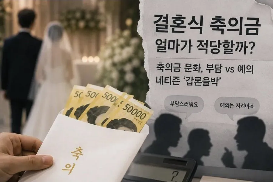서울 축의금 20만원, 예의에 맞는 금액일까요?