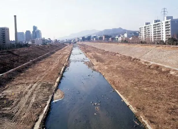 서울 주요 하천, 개발 전후 비교
