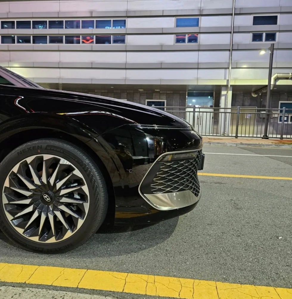 그랜저 페이스리프트 실제 모습