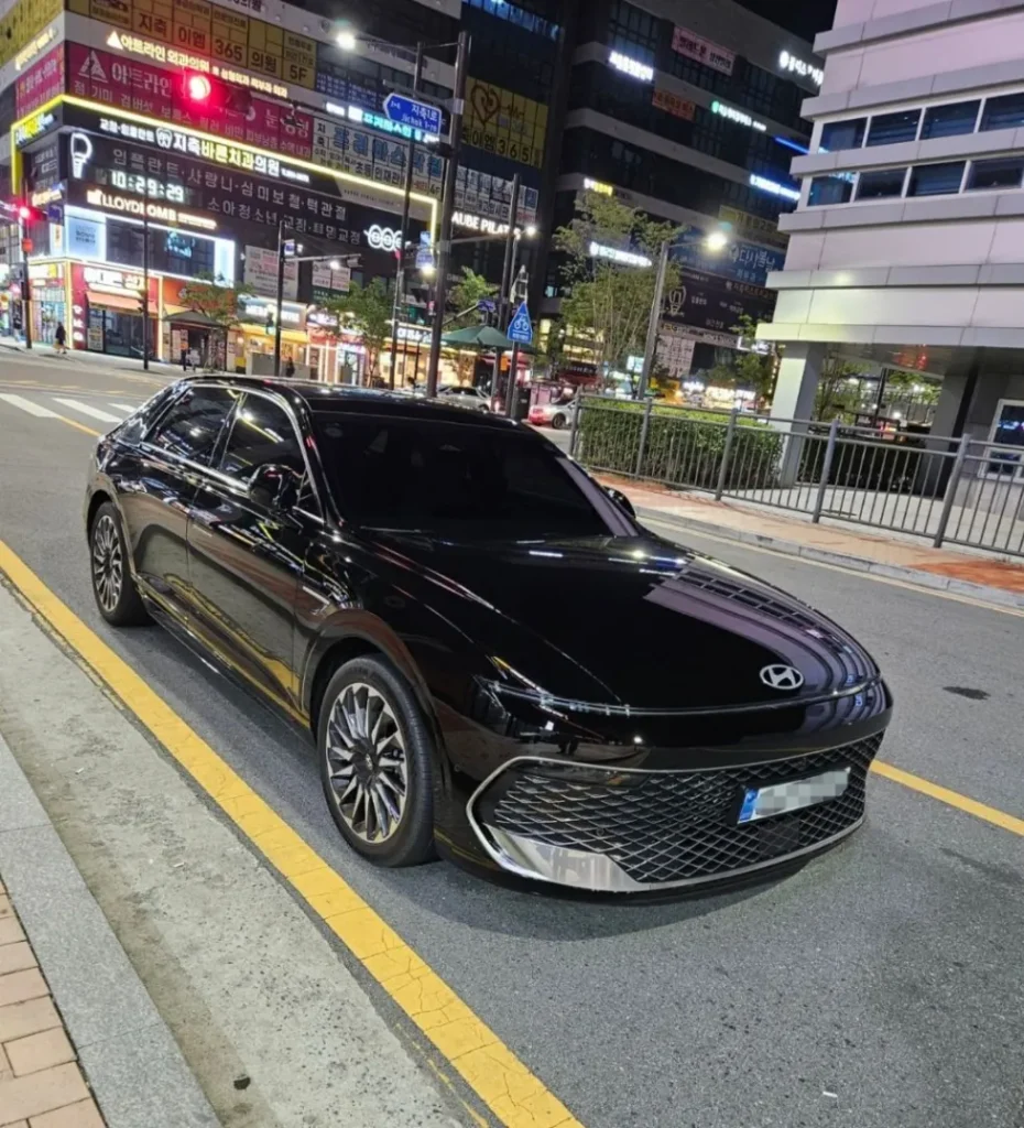 그랜저 페이스리프트 실제 모습
