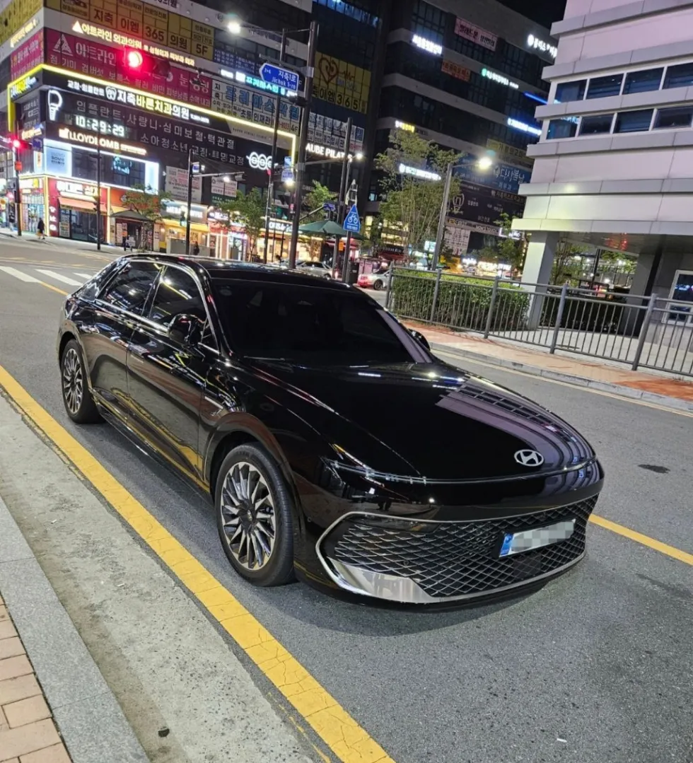 그랜저 페이스리프트 실제 모습