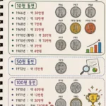 희귀 한국 동전 시세 정보 모음