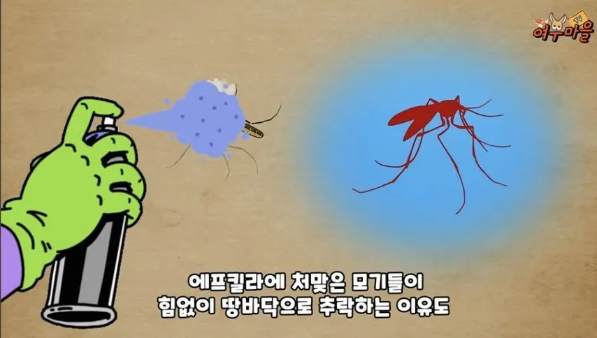 에프킬라로 모기 잡는 원리