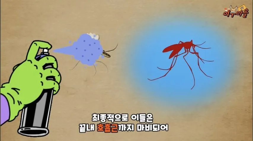 에프킬라로 모기 잡는 원리
