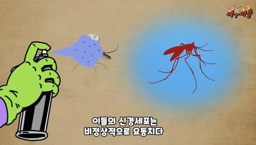 에프킬라로 모기 잡는 원리