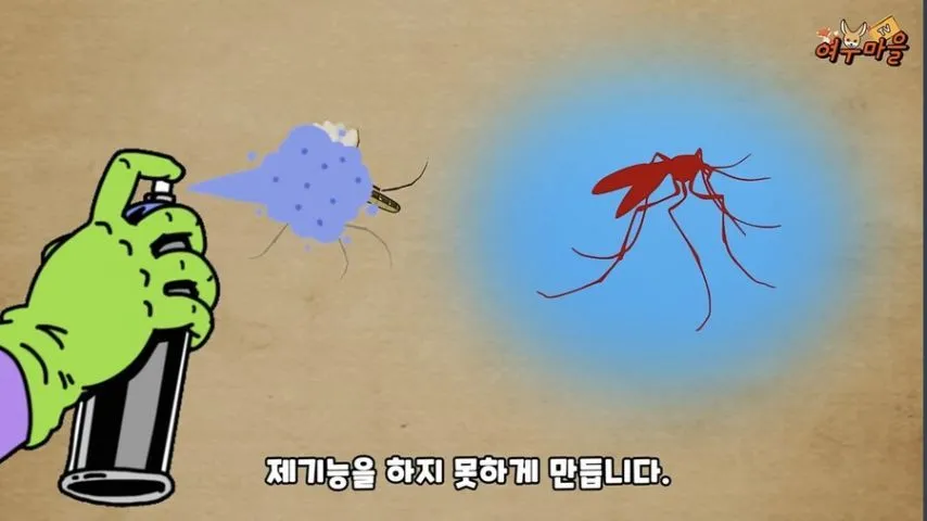 에프킬라로 모기 잡는 원리