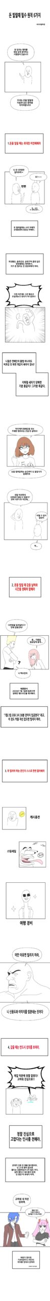 돈 빌릴 때 반드시 지켜야 할 6가지 원칙