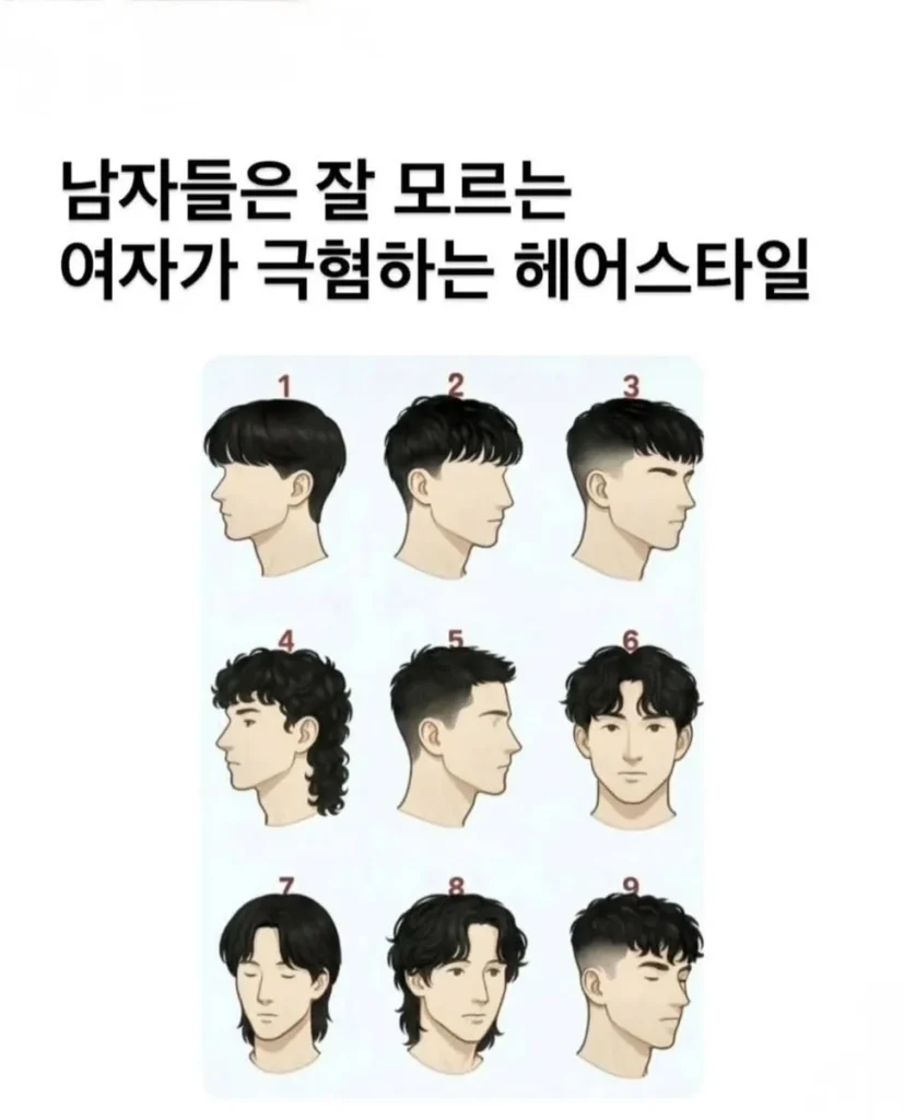 남성들이 기피하는 여성 헤어스타일