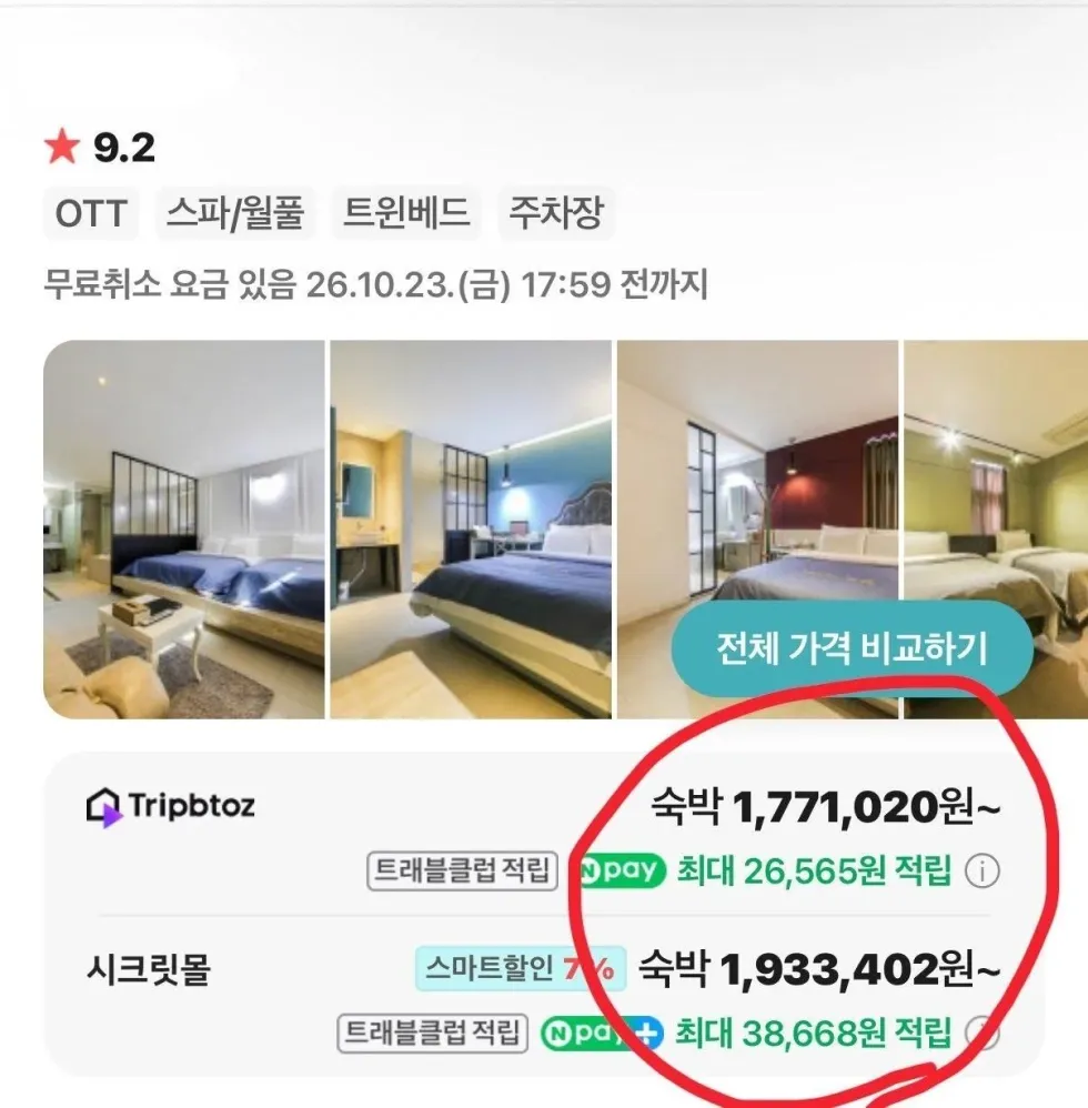 춘천마라톤대회 숙박요금 근황